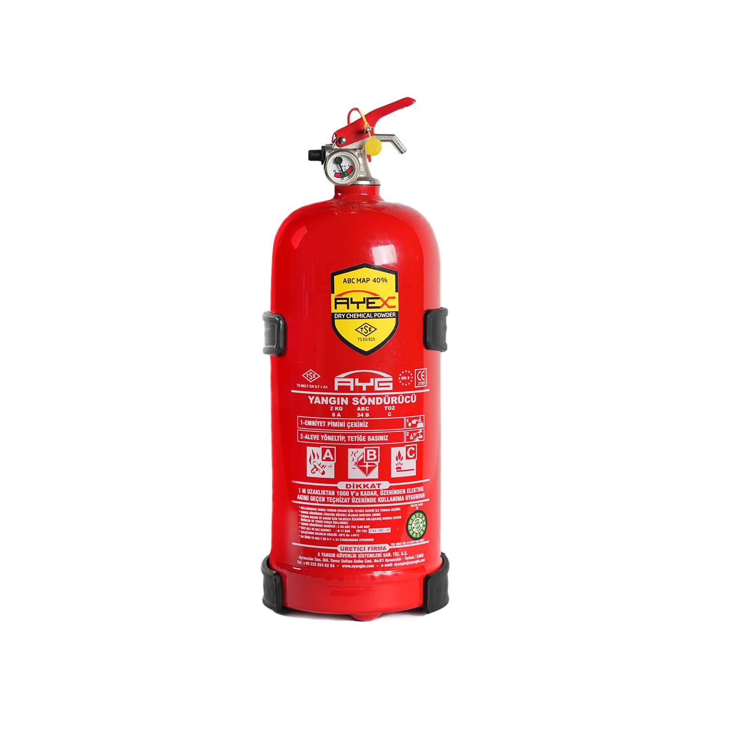 KKT ABC MAP %40 Yangın Söndürme Cihazı 2 Kg