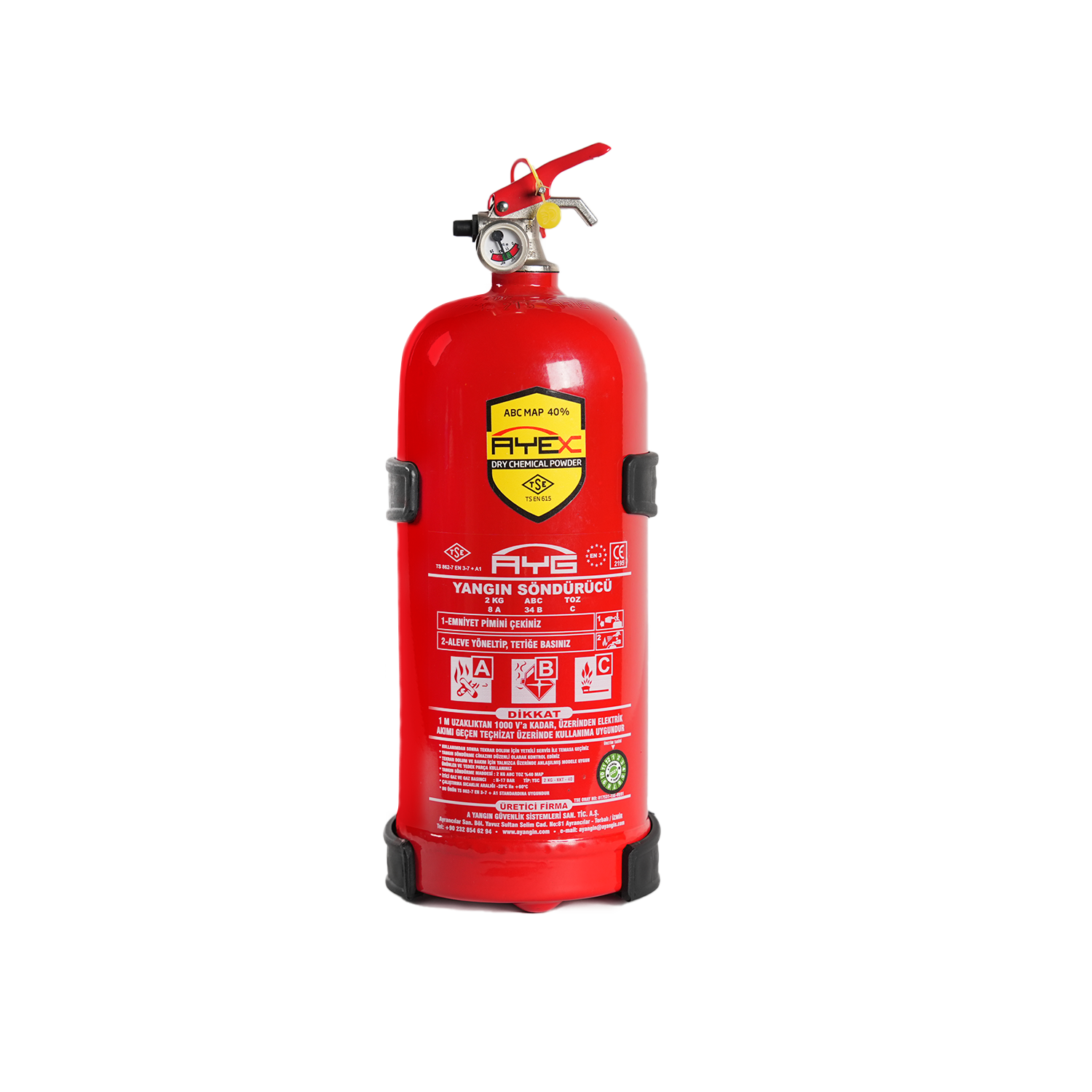 KKT ABC MAP %40 Yangın Söndürme Cihazı 2 Kg