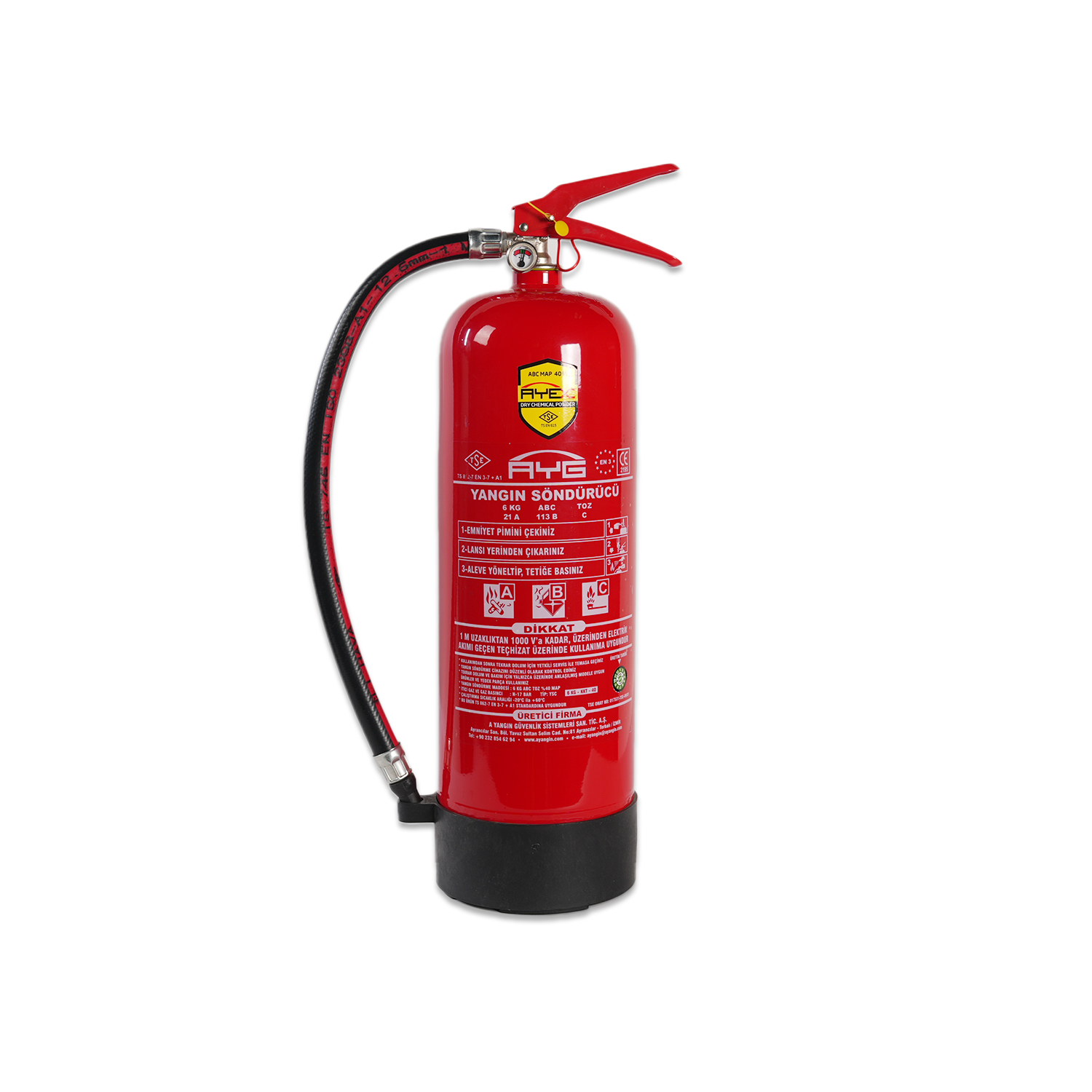 KKT ABC MAP %40 Yangın Söndürme Cihazı 6 Kg