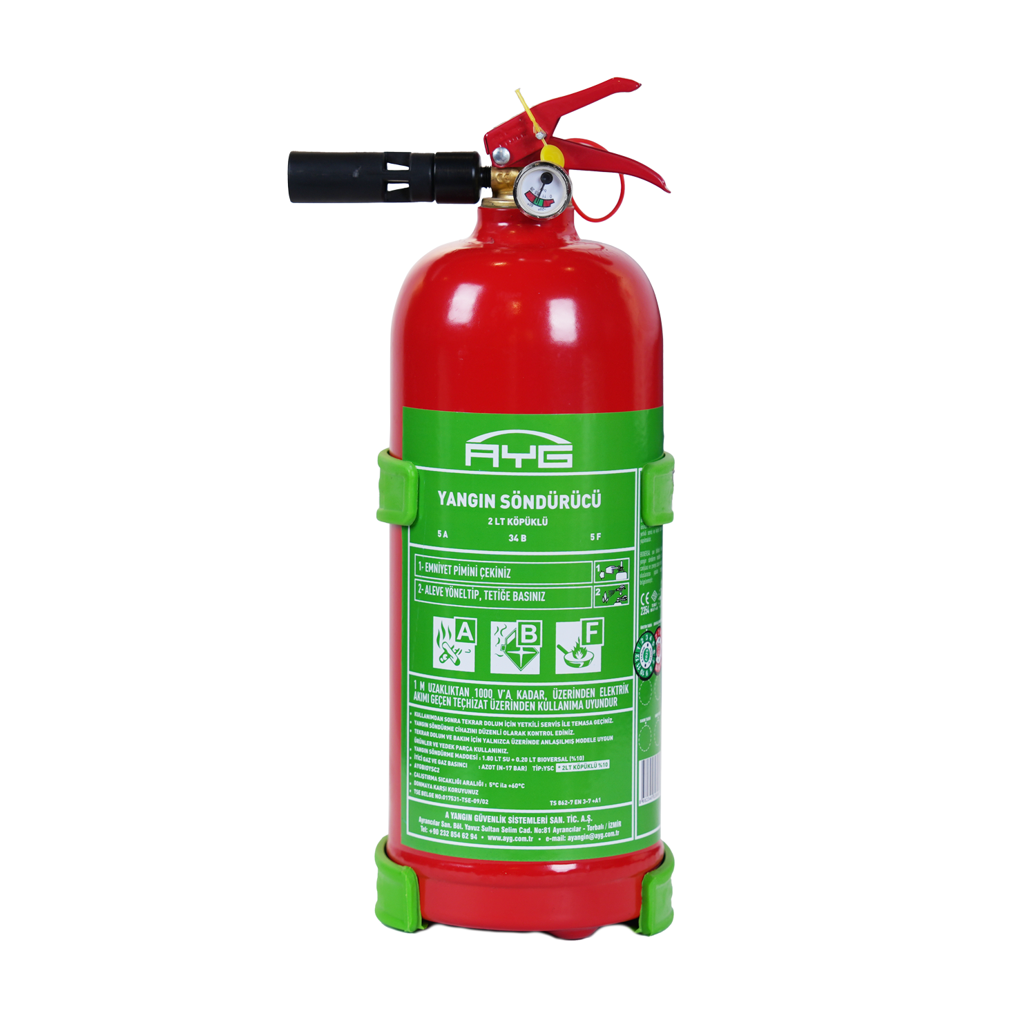 BIOVERSAL %10 ABF Köpüklü Yangın Söndürme Cihazı 2 Lt