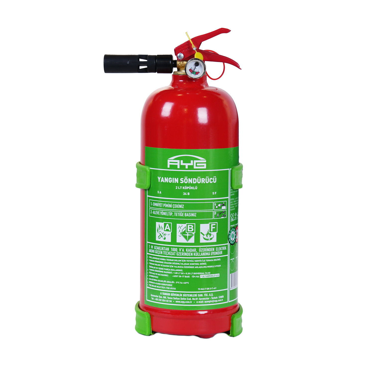 BIOVERSAL %10 ABF Köpüklü Yangın Söndürme Cihazı 2 Lt